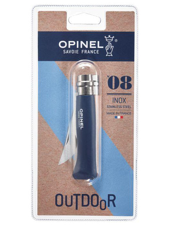 Opinel Nóż Colorama 08 Dark Blue w Blistrze