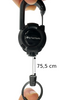 JB Tacticals Smycz Taktyczna z Karabinkiem Retraktor - Czarny