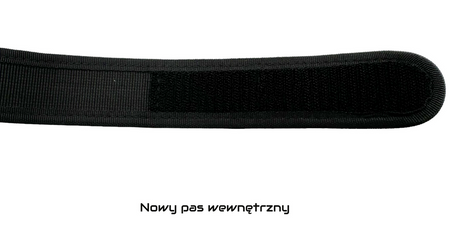 JB Tacticals Pas Taktyczny Molle Laser Cut z Pasem Wewnętrznym - Czarny