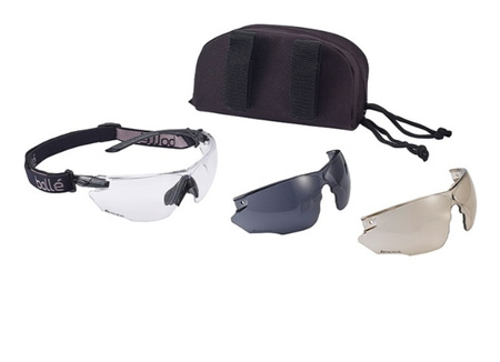 Bolle Okulary Ochronne Combat Czarne