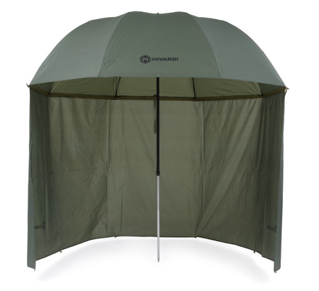 Mivardi Parasol z Osłoną Boczną Umbrella Green PVC Side Cover