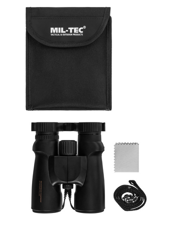 Mil-Tec Lornetka Wojskowa 8x42 Czarna