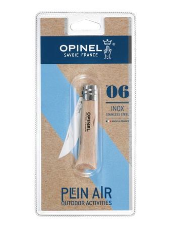Opinel Nóż Inox Natural blister 06