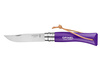 Opinel Nóż Colorama 07 Violet z Rzemieniem