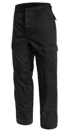 Mil-Tec Spodnie Wojskowe US Ranger BDU Czarne