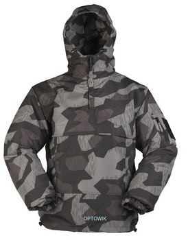 Mil-Tec Kurtka z Kapturem Anorak Winter Splinter Night