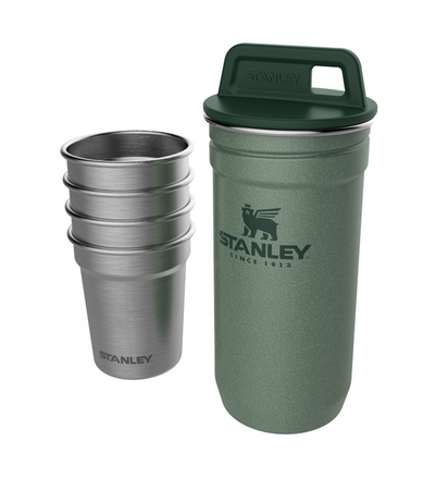 Stanley Kieliszki Metalowe w Etui ADVENTURE Hammertone Green