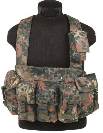 Mil-Tec Kamizelka z 6 Kieszeniami Flecktarn