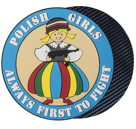 Helikon-Tex Emblemat Polish Girl PVC Niebieski
