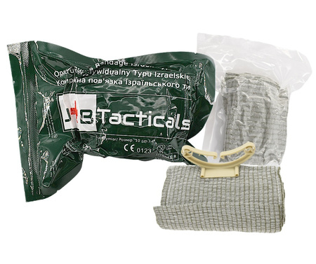 JB Tacticals Bandaż Izraelski Opatrunek Indywidualny 10cm
