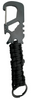 JB Tacticals Brelok Paracord z Karabińczykiem - Czarny