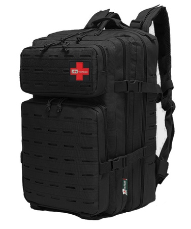 JB Tacticals Plecak Taktyczny Wojskowy 45L JB-01 Czarny