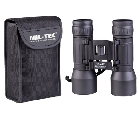 Mil-Tec Lornetka Faltbar 10x42 Czarny
