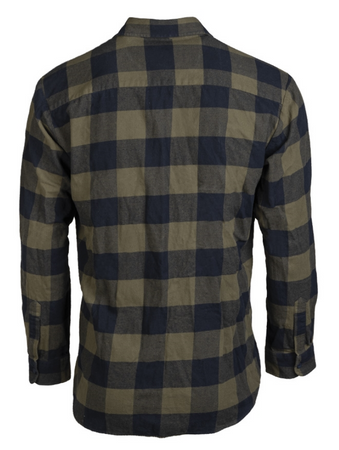 Mil-Tec Koszula "Drwala" Flanelowa Czarna/Oliwkowa
