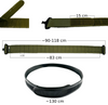 JB Tacticals Pas Taktyczny Molle Laser Cut z Pasem Wewnętrznym - CamoBlack
