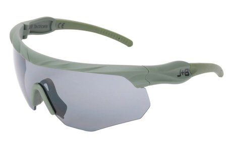 JB Tacticals Okulary Ochronne Stzeleckie JB-04 Zielone