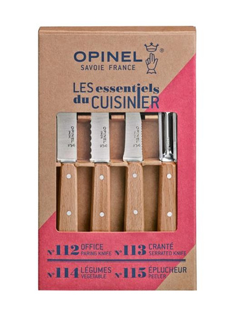 Opinel Zestaw Essentials Natural Box Set