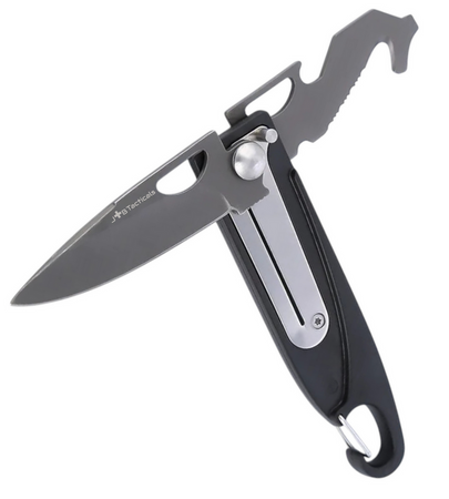 JB Tacticals Nóż Ratowniczy Rescue z Karabińczykiem – Multitool