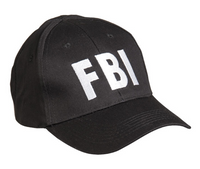 Mil-Tec Czapka z Daszkiem "FBI" Czarna