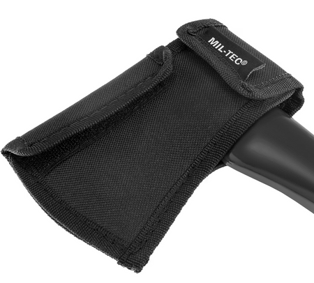 Mil-Tec Toporek ze Stali z Torbą na Głowicę Czarny