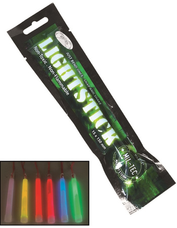 Mil-Tec LightStick 15cm 8 szt Niebieski