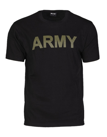 Mil-Tec T-Shirt "ARMY" Czarny