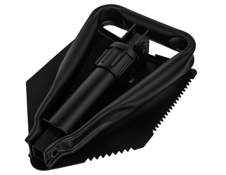 Mil-Tec Saperka Składana z Torbą Czarna