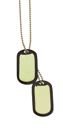 Mil-Tec Nieśmiertelnik Dog-Tag Złoty