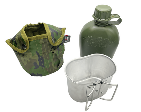 JB Tacticals Manierka Wojskowa 1L z Kubkiem i Etui