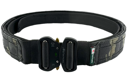 JB Tacticals Pas Taktyczny Molle Laser Cut z Pasem Wewnętrznym - CamoBlack