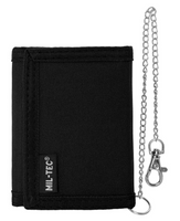Mil-Tec Portfel z Łańcuchem Zabezpieczającym Czarny