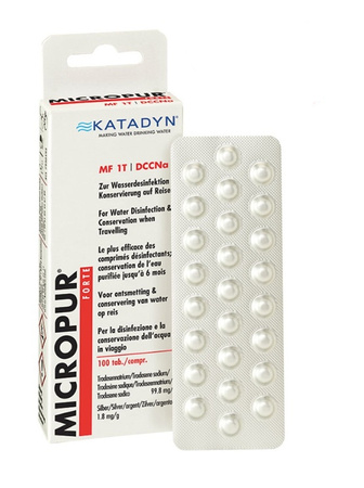 Micropur Forte Tabletki do Uzdatniania Wody 100szt