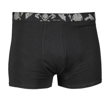 Mil-Tec Bokserki 2-pak "ShortsSkull" Czarne