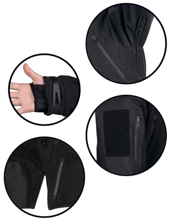 Mil-Tec Bluza Polarowa Fleece Plus Czarna