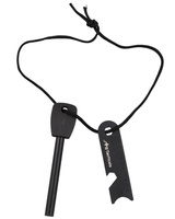 JB Tacticals Krzesiwo Magnezowe Survivalowe 7cm EDC Czarny