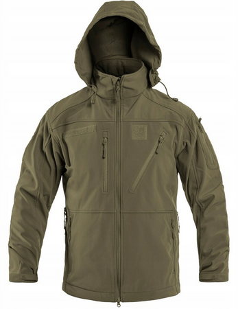 Mil-Tec Kurtka Przeciwdeszczowa SCU 14 Softshell Zielona