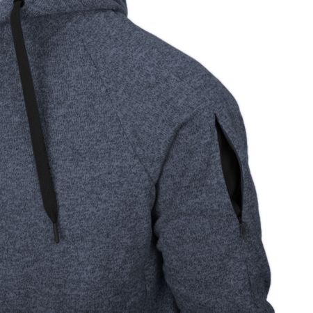 Helikon-Tex Bluza Covert Tactical Hoodie FullZip Melange Blue