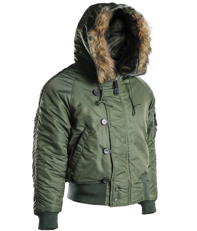 Mil-Tec Kurtka Flight Jacket N2B Oliwkowa