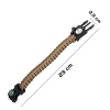 JB Tacticals Bransoletka Survivalowa Paracord SOS Brązowa