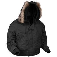 Mil-Tec Kurtka Flight Jacket N2B Czarna