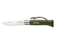 Opinel Nóż Colorama 08 Khaki z Rzemieniem