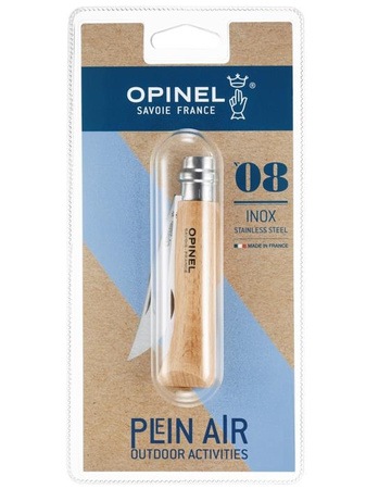 Opinel Nóż Inox Natural 08 w Blistrze