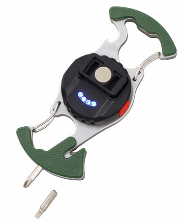 JB Tacticals Multitool Latarka EDC COB LED - Zielona