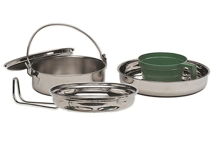 Mil-Tec Zestaw do Gotowania Stalowy 5 Elementów