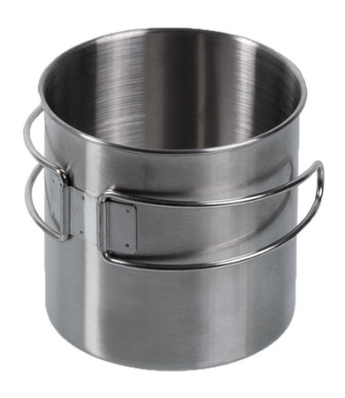 Mil-Tec Kubek Stalowy ze Składanym Uchwytem 800ml