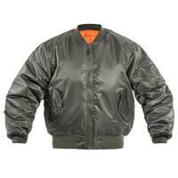 Mil-Tec Kurtka Dwustronna US Flight Jacket Typ MA1 Oliwkowa