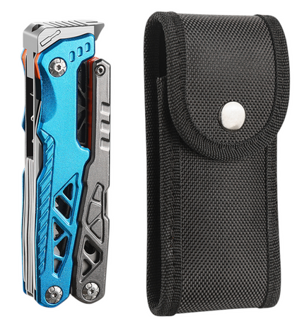 JB Tacticals Narzędzie Wielofunkcyjne Multitool 17w1 – Niebieski