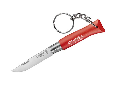 Opinel Nóż Colorama 04 Red Brelok