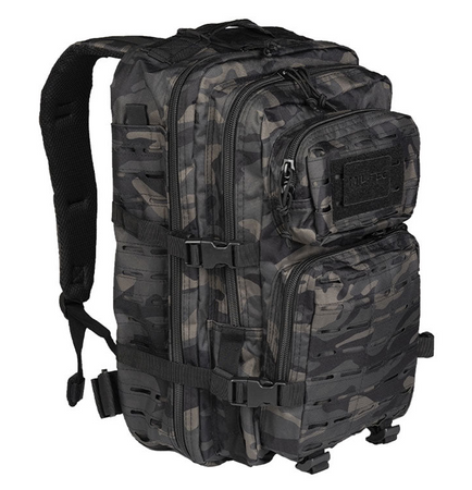 Mil-Tec Plecak Wojskowy Laser Cut 36L Dark Camo