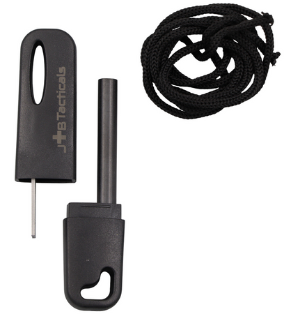 JB Tacticals Krzesiwo Ferrocerowe JB-03 Zamykane - Czarne